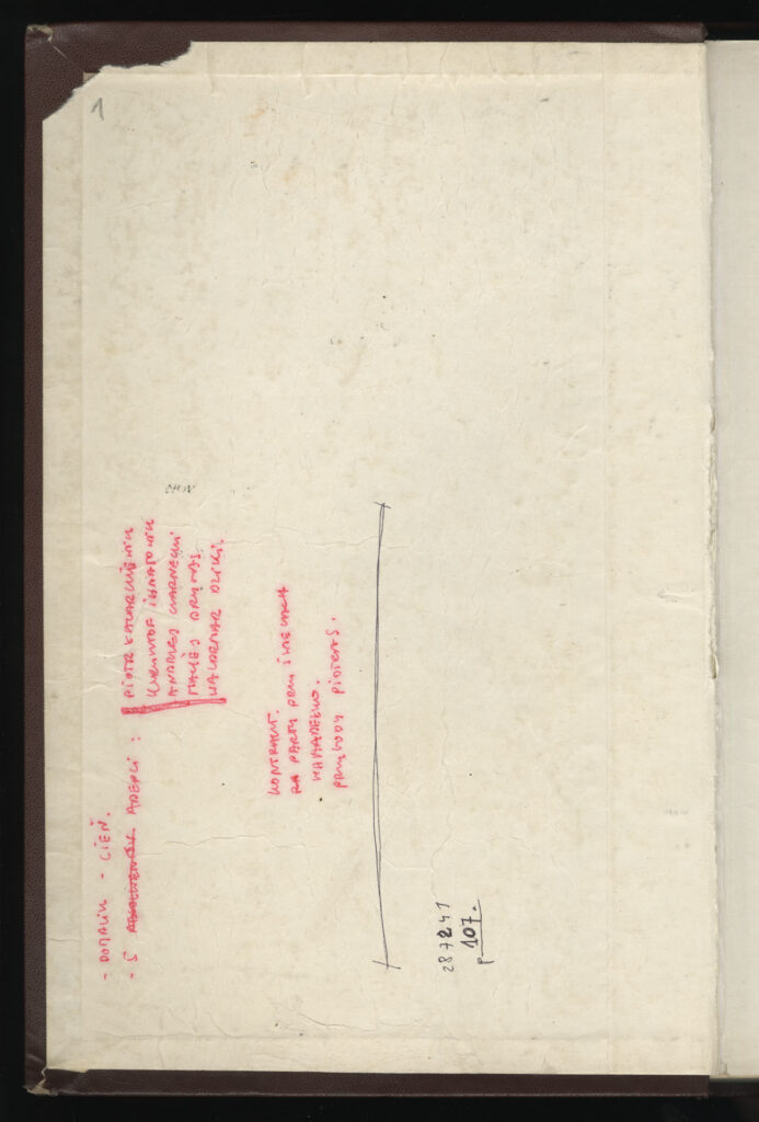 Maszynopis ze scenopisem do filmu Krzysztofa Kieślowskiego "Przypadek" (1981).