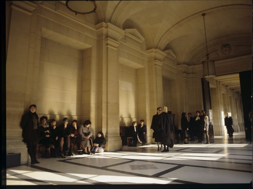 Hall of the Parisian Palace of Justice.