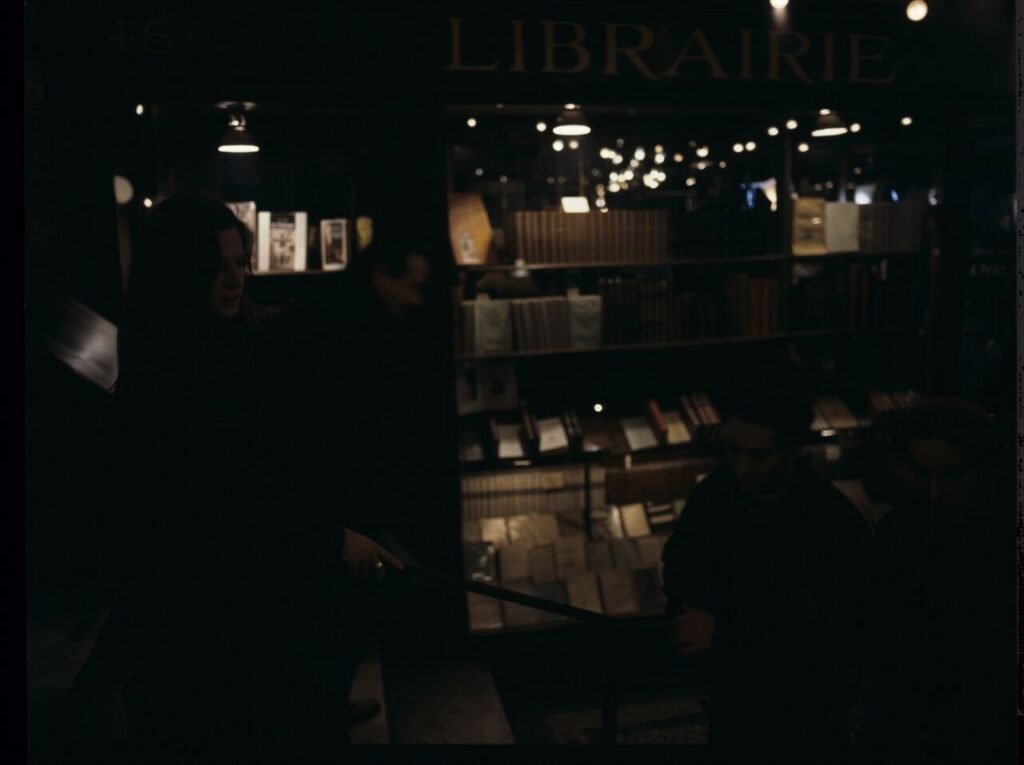 Photo set on the Parisian promenade.