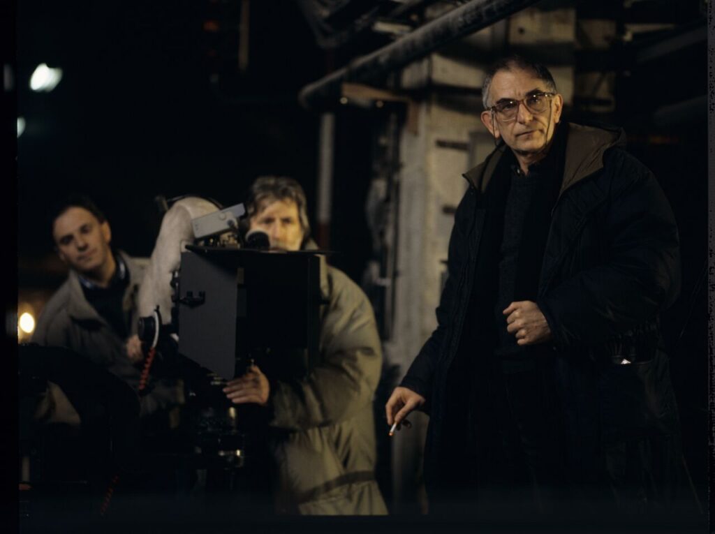 The crew on set in in the Warsaw metro underground.