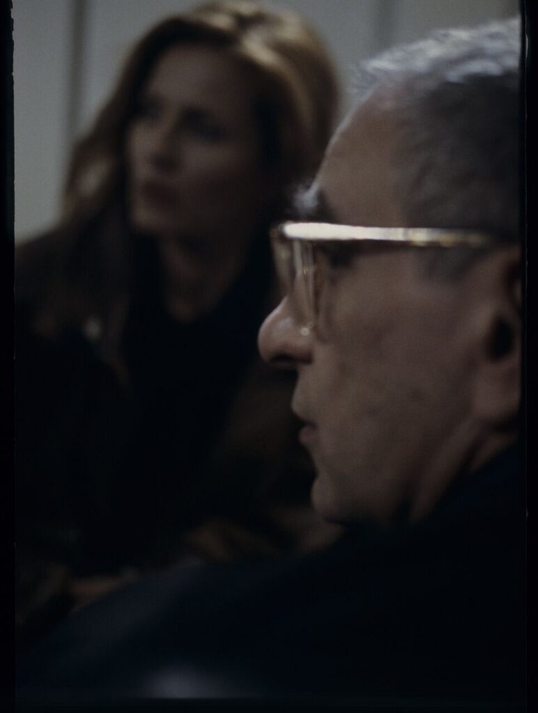 Krzysztof Kieślowski (director) on the set.