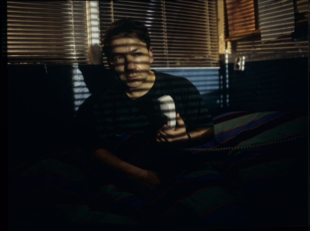 Karol Karol (Zbigniew Zamachowski), the main character of the film, on the set