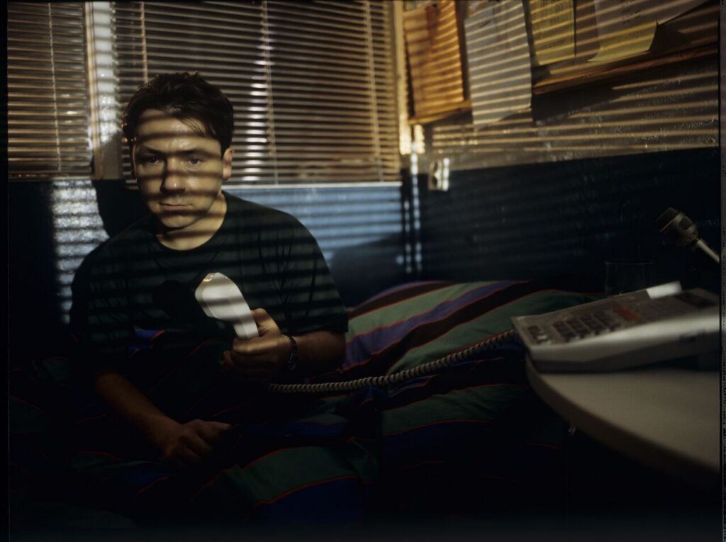 Karol Karol (Zbigniew Zamachowski), the main character of the film, on the set