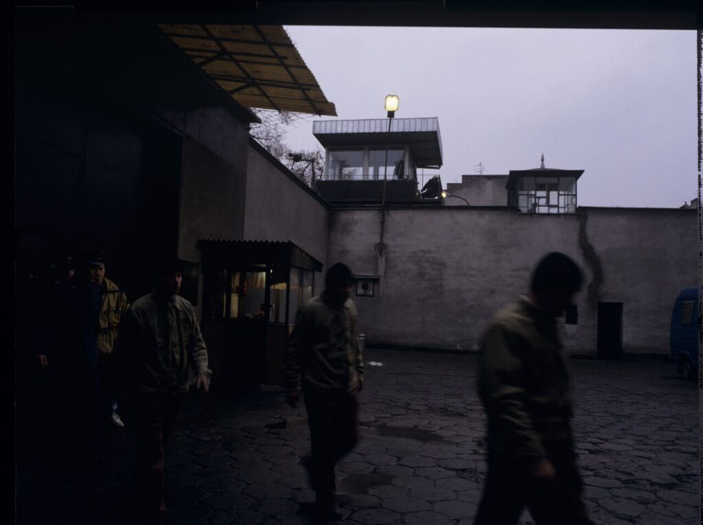 Jail yard where Dominique is serving his sentence.