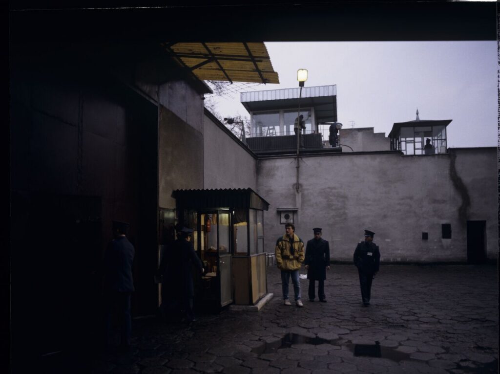 Jail yard where Dominique is serving his sentence.