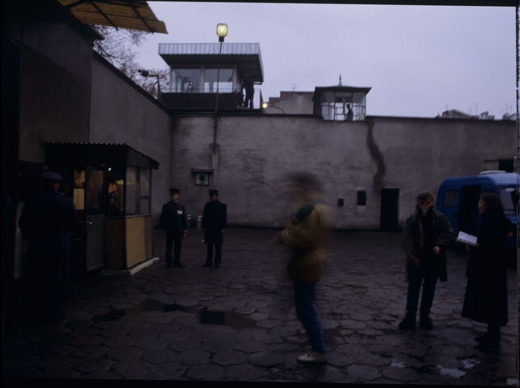 Jail yard where Dominique is serving his sentence.