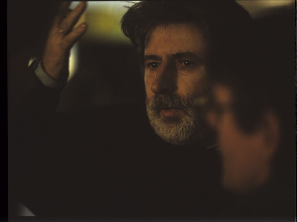 Edward Kłosiński (cinematographer) on the set.