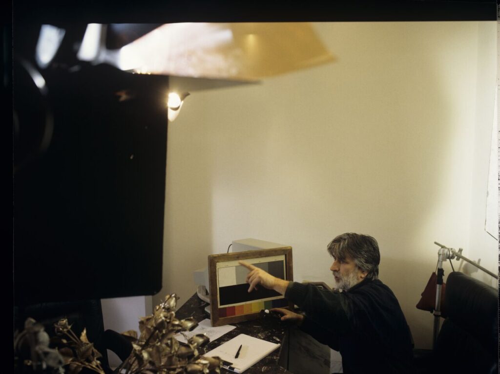 Edward Kłosiński (cinematographer) at work.