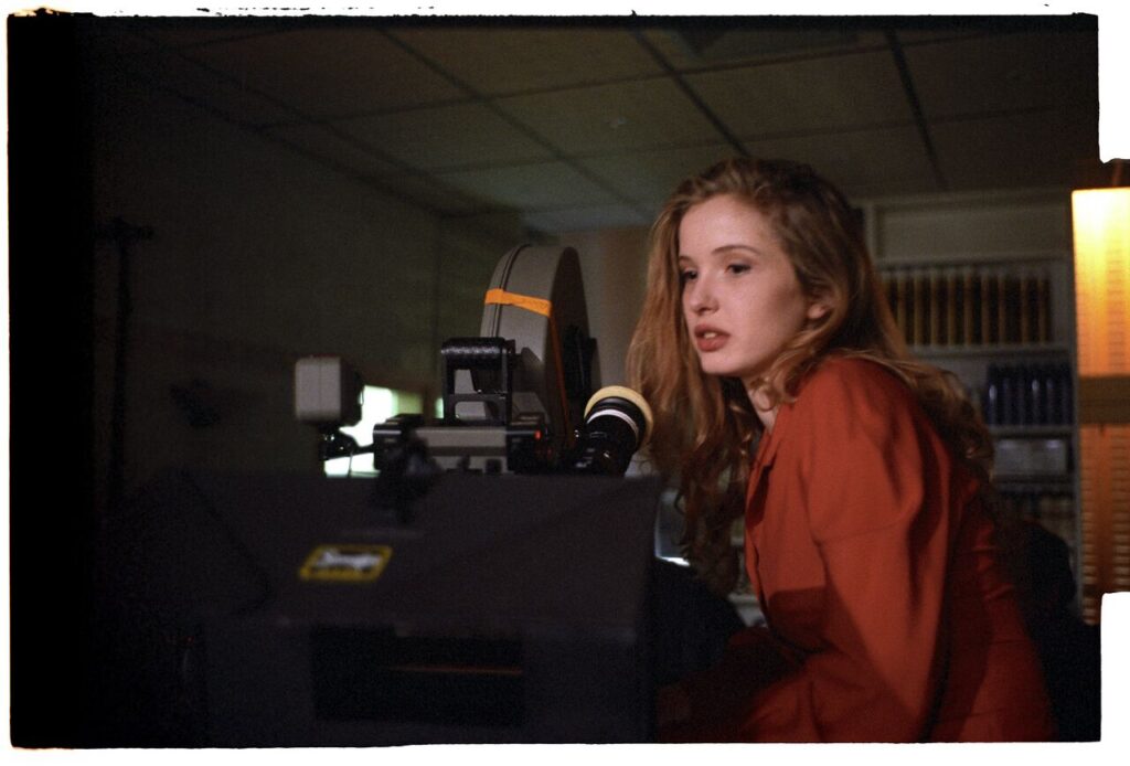 Julie Delpy (playing Dominique) behind the camera.