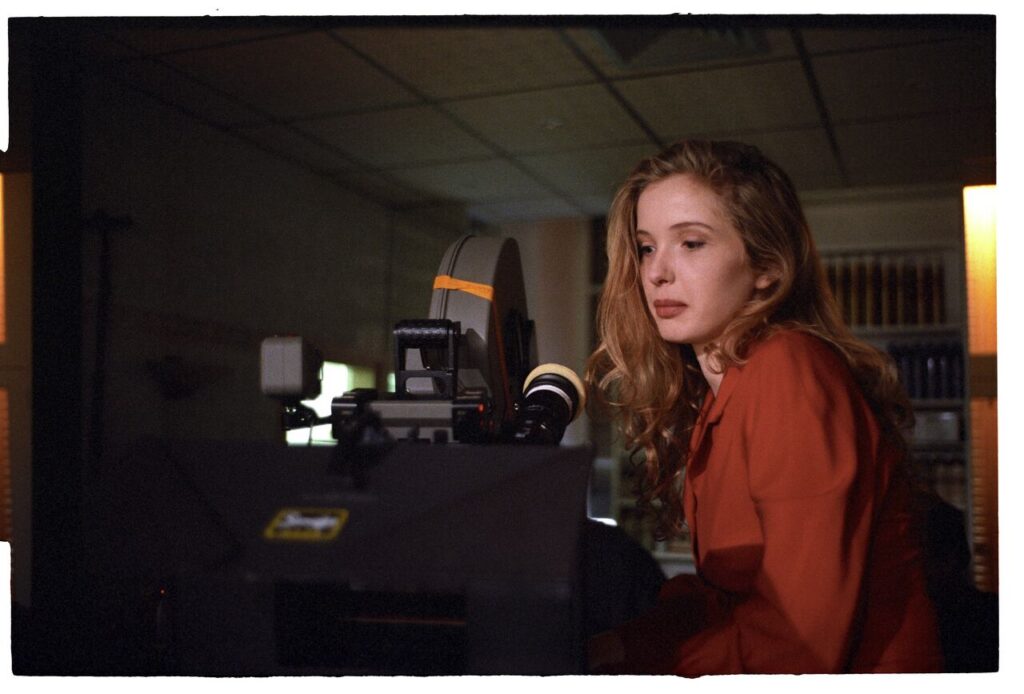 Julie Delpy (playing Dominique) behind the camera.