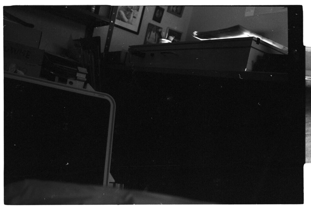 Technical equipment in the backroom.