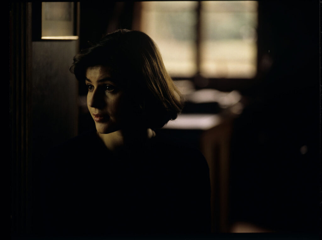The main character of the movie Valentine (Irène Jacob).