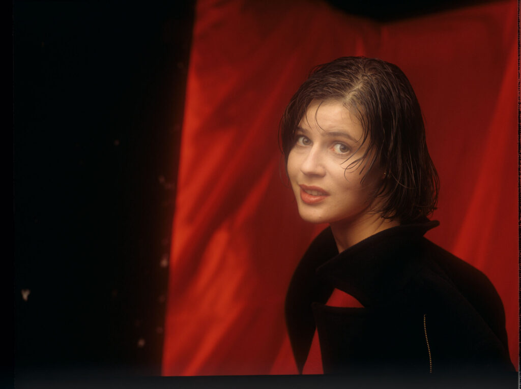 The main character of the movie Valentine (Irène Jacob).