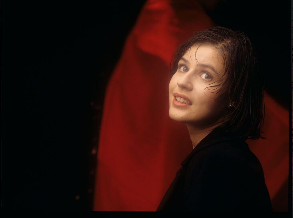 The main character of the movie Valentine (Irène Jacob).