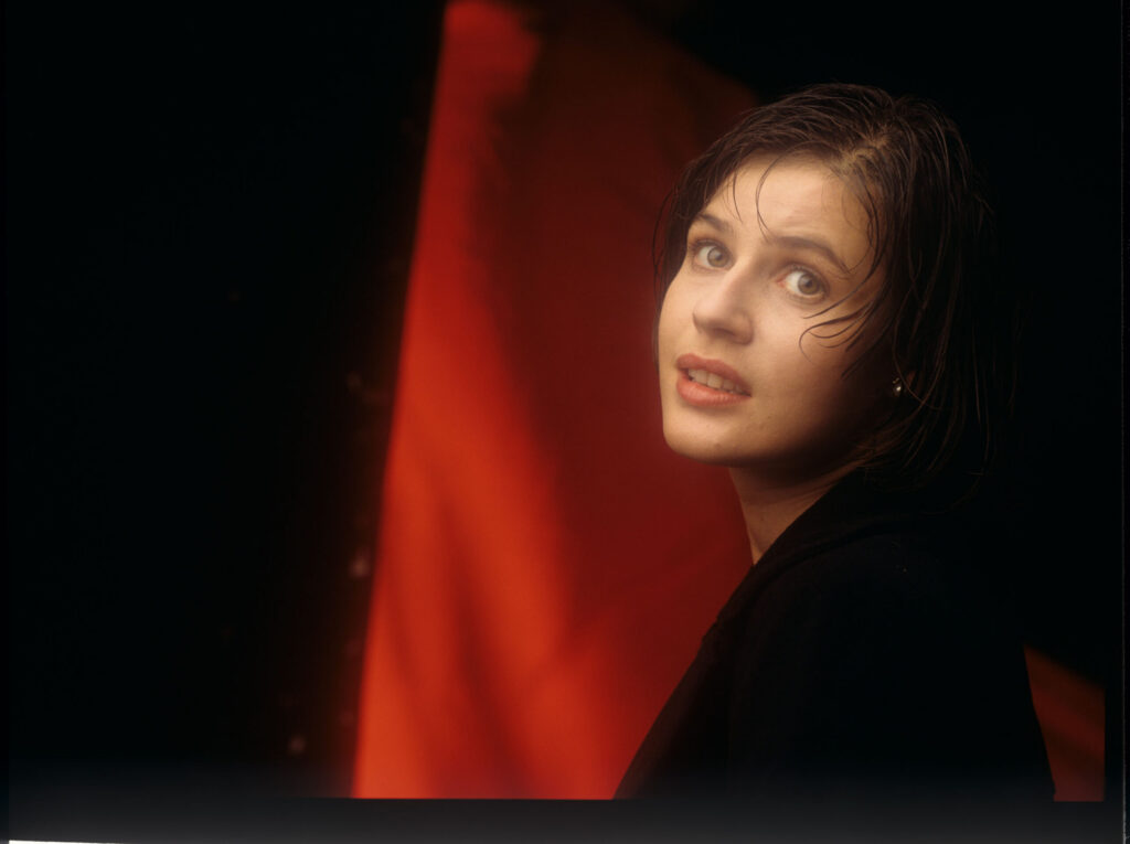 The main character of the movie Valentine (Irène Jacob).