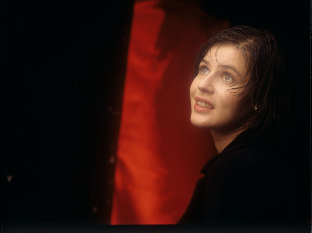 The main character of the movie Valentine (Irène Jacob).
