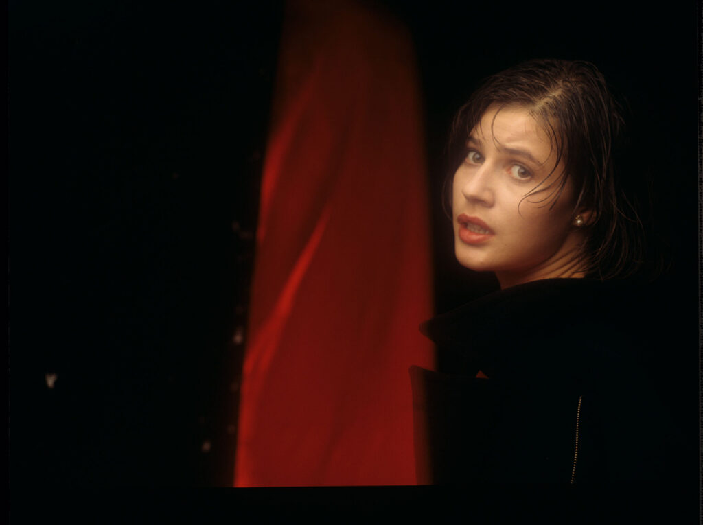 The main character of the movie Valentine (Irène Jacob).