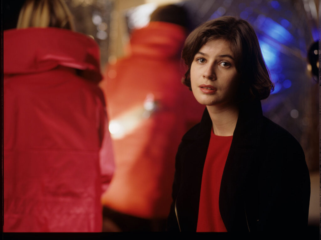 The main character of the movie Valentine (Irène Jacob).