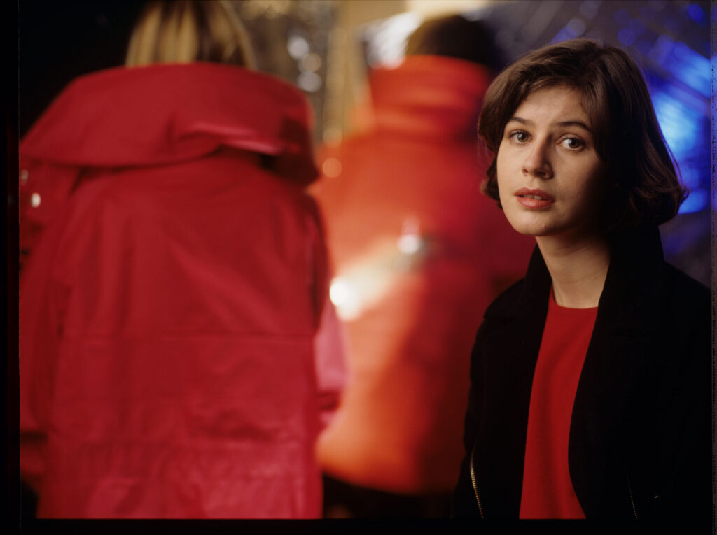 The main character of the movie Valentine (Irène Jacob).