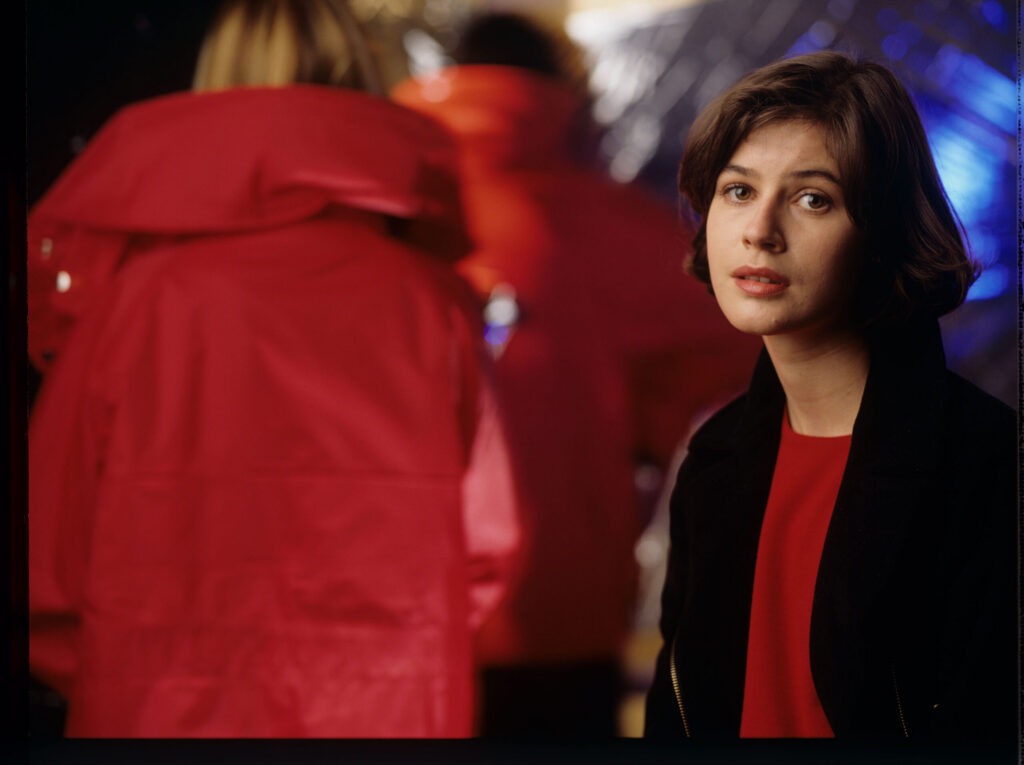 The main character of the movie Valentine (Irène Jacob).