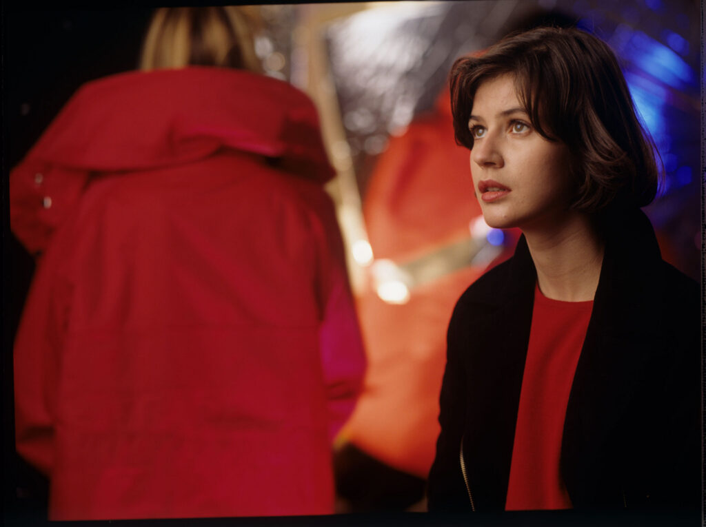 The main character of the movie Valentine (Irène Jacob).