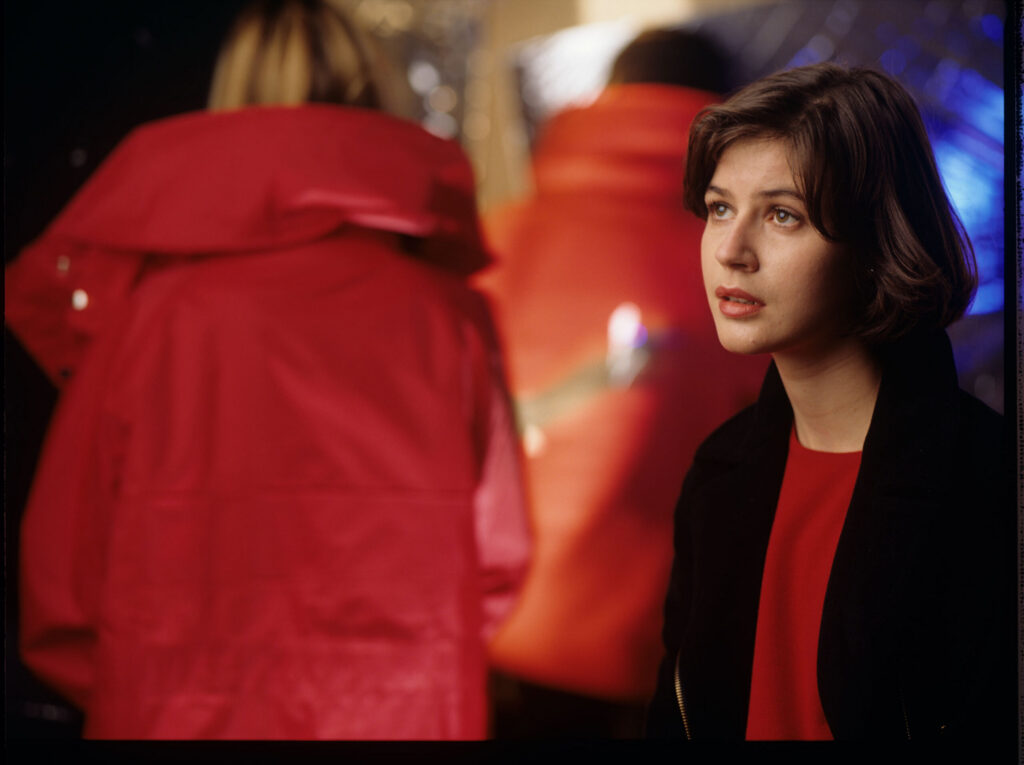 The main character of the movie Valentine (Irène Jacob).