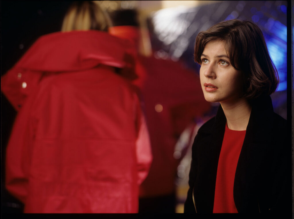 The main character of the movie Valentine (Irène Jacob).