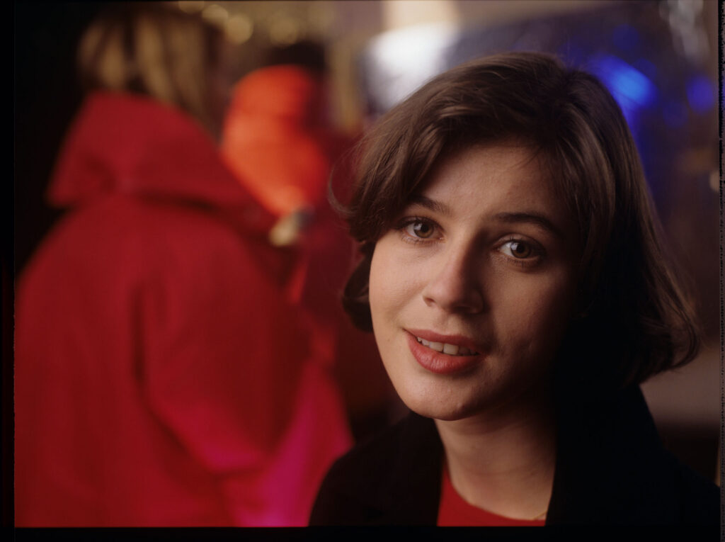 The main character of the movie Valentine (Irène Jacob).