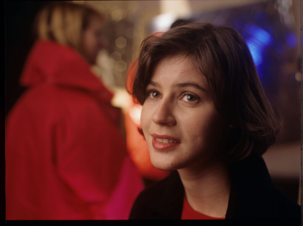 The main character of the movie Valentine (Irène Jacob).