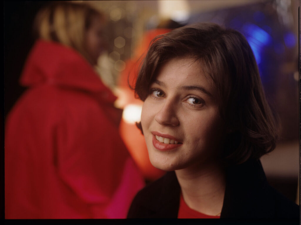The main character of the movie Valentine (Irène Jacob).