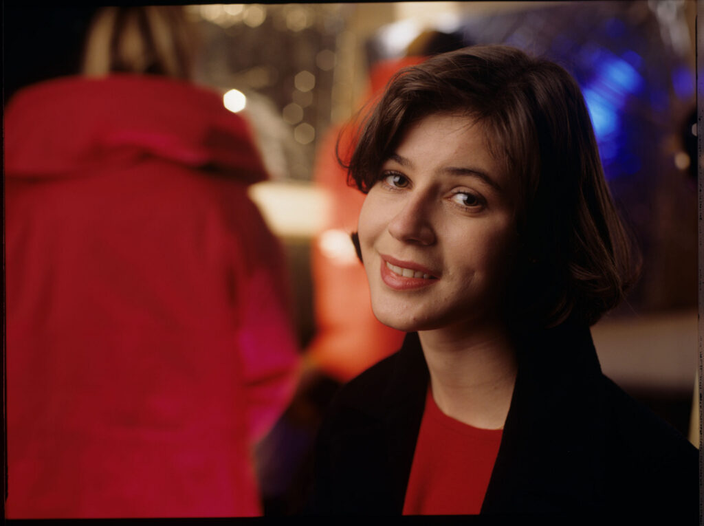 The main character of the movie Valentine (Irène Jacob).