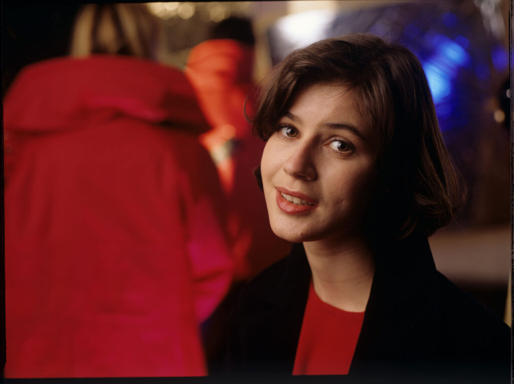 The main character of the movie Valentine (Irène Jacob).