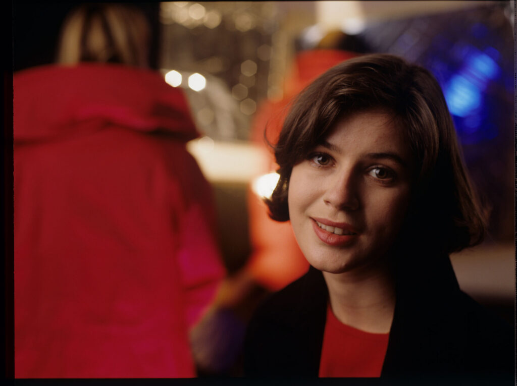The main character of the movie Valentine (Irène Jacob).