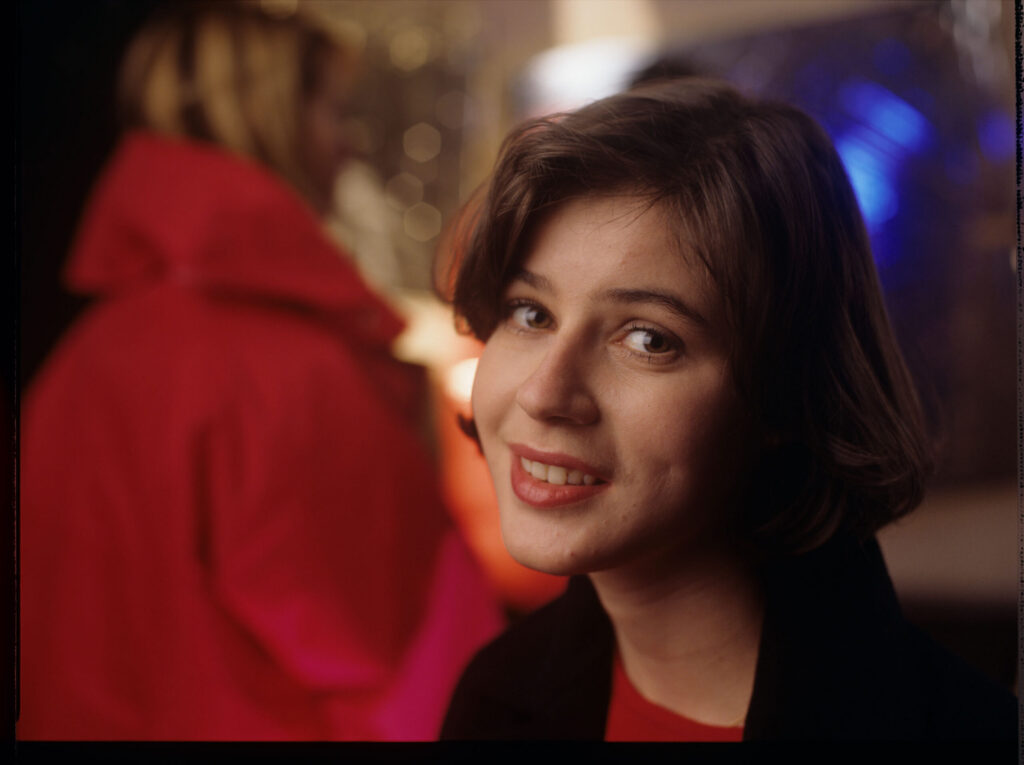 The main character of the movie Valentine (Irène Jacob).