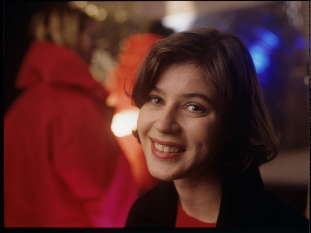 The main character of the movie Valentine (Irène Jacob).