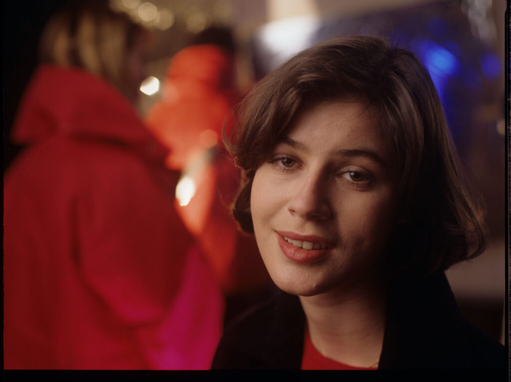 The main character of the movie Valentine (Irène Jacob).