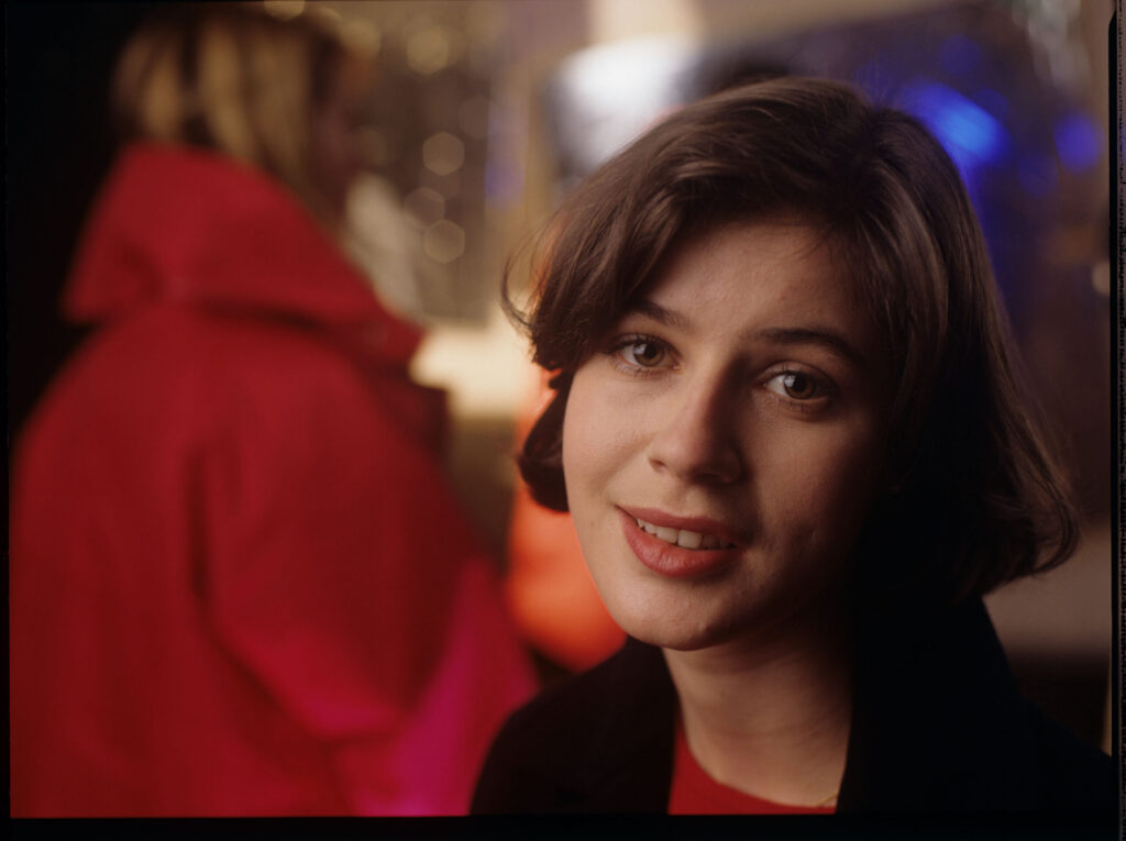 The main character of the movie Valentine (Irène Jacob).