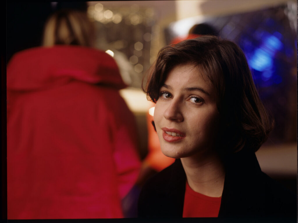 The main character of the movie Valentine (Irène Jacob).