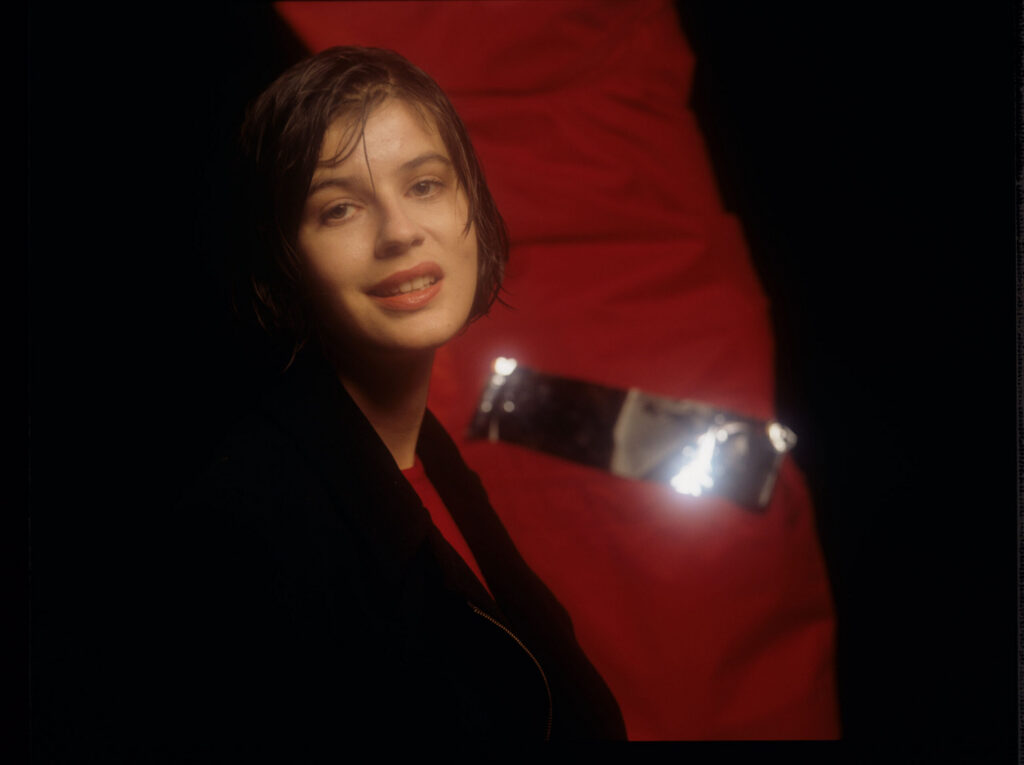 The main character of the movie Valentine (Irène Jacob).