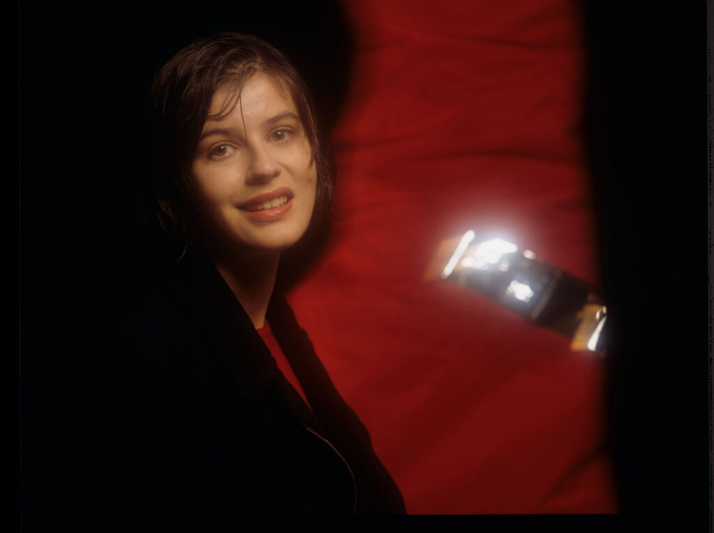 The main character of the movie Valentine (Irène Jacob).