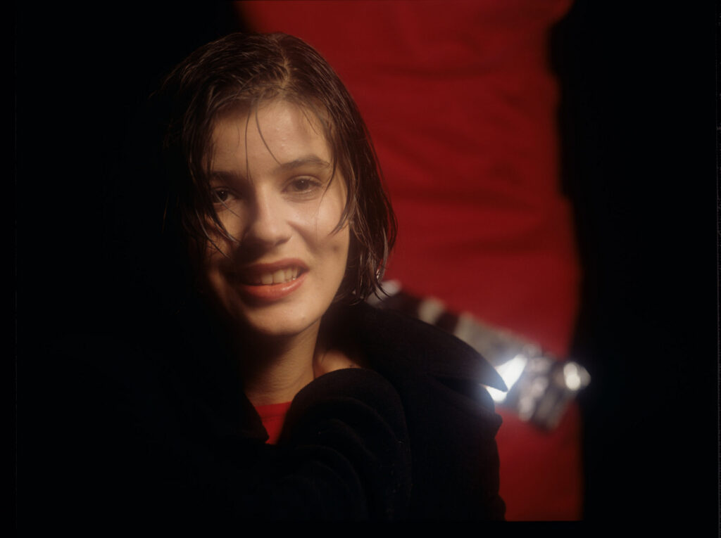 The main character of the movie Valentine (Irène Jacob).