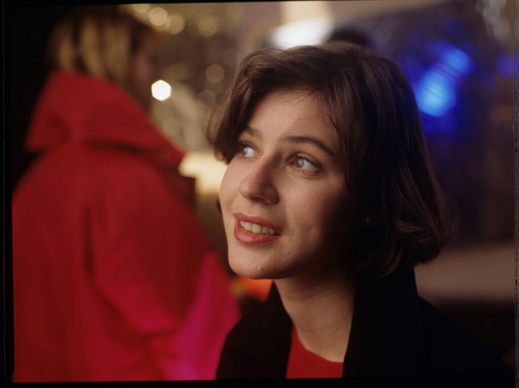 The main character of the movie Valentine (Irène Jacob).