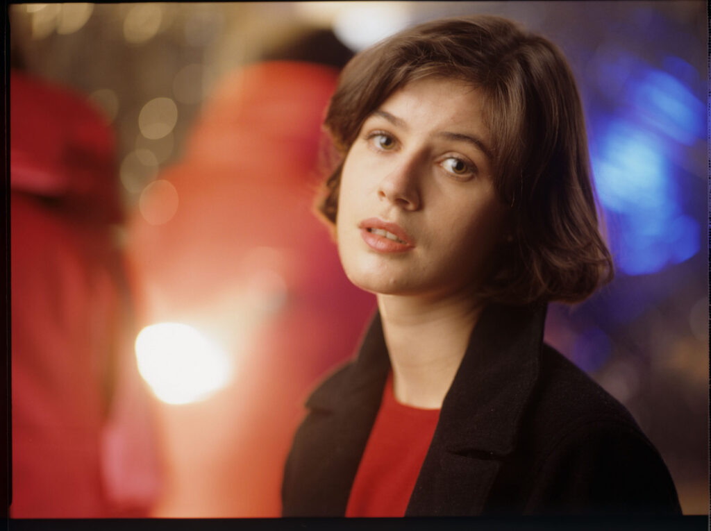 The main character of the movie Valentine (Irène Jacob).