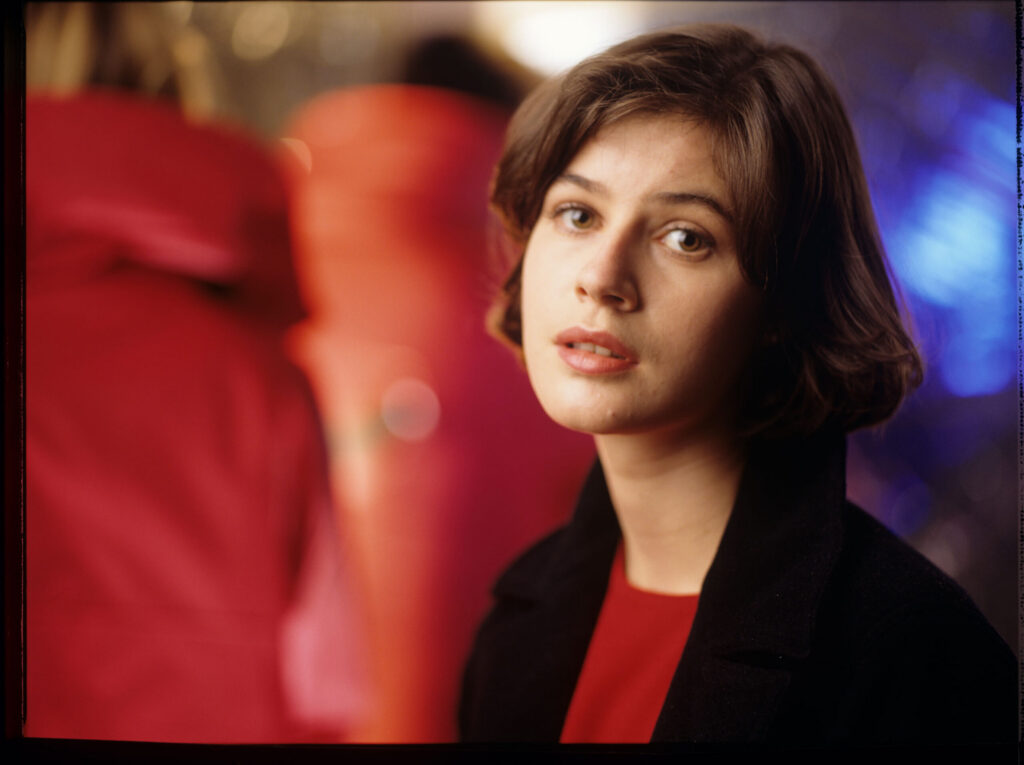 The main character of the movie Valentine (Irène Jacob).