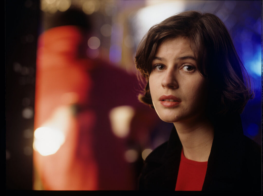 The main character of the movie Valentine (Irène Jacob).