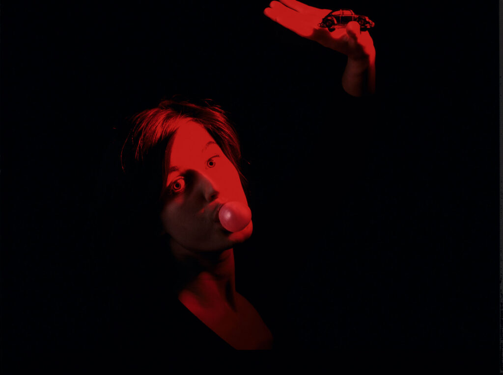 The main character of the movie Valentine (Irène Jacob).