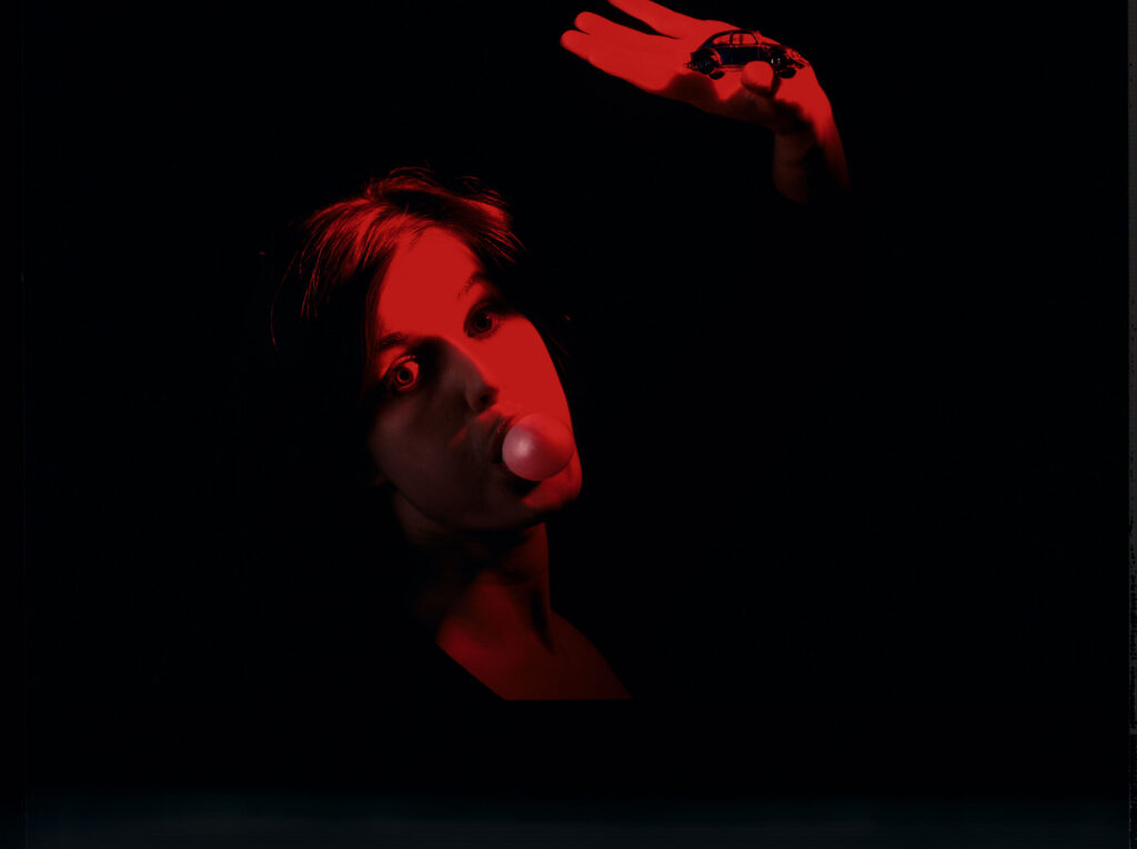 The main character of the movie Valentine (Irène Jacob).