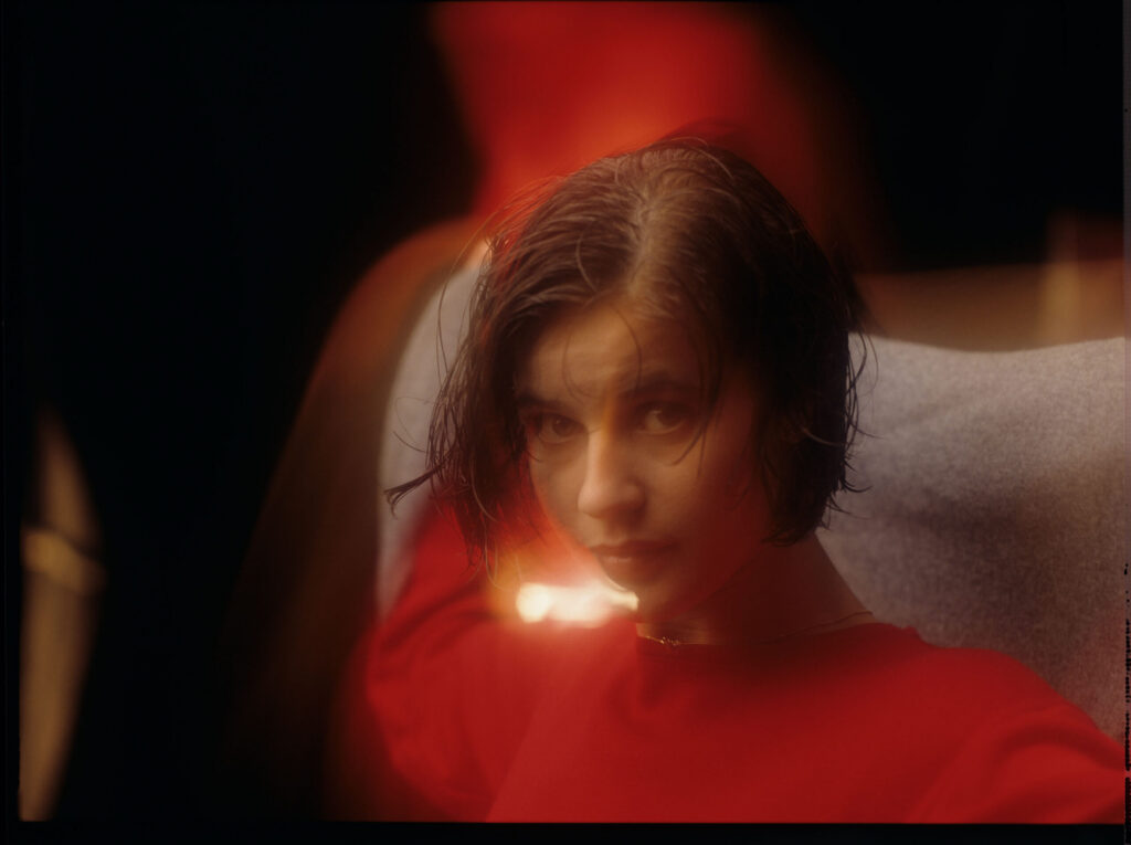 The main character of the movie Valentine (Irène Jacob).
