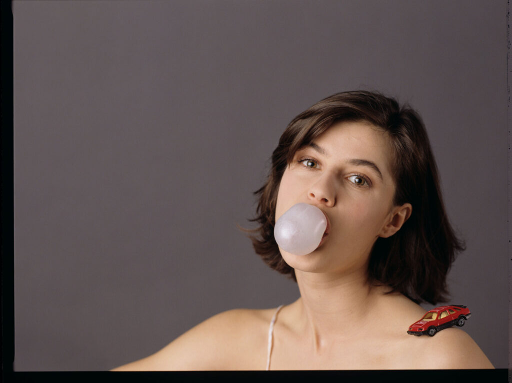 The main character of the movie Valentine (Irène Jacob).