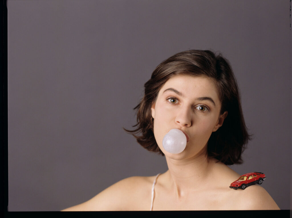 The main character of the movie Valentine (Irène Jacob).